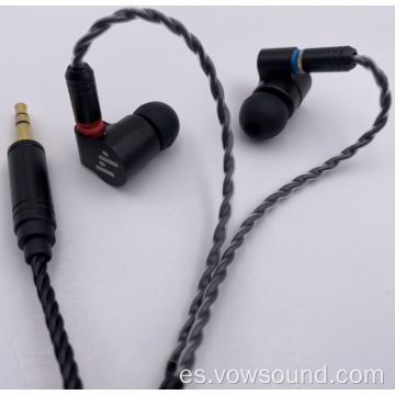 Audífonos de alta resolución para monitor en la oreja con cable desmontable